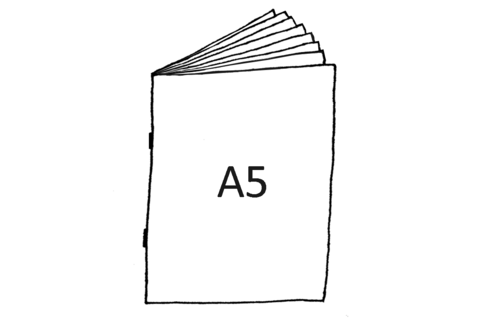 A5-vihko (nidottu)